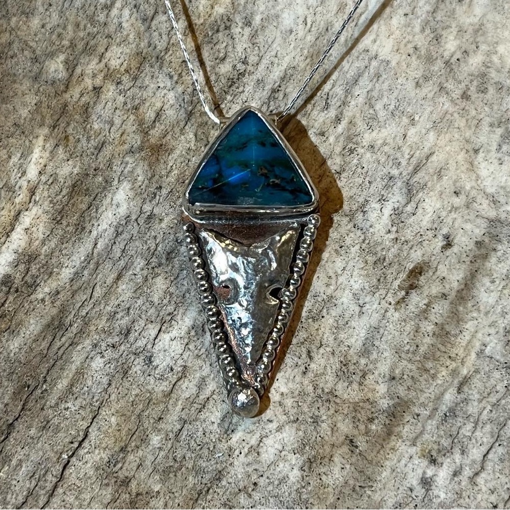 Handmade Sterling Silver and Cooper Necklace
